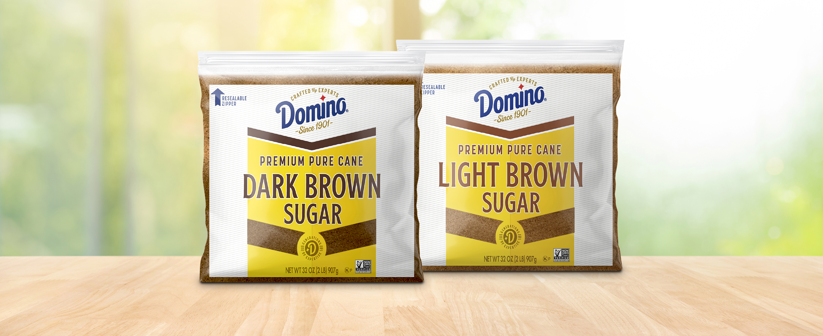 Enjoy Domino® Brown Sugars - Now in Handy Zipper Bags | Domino® Sugar